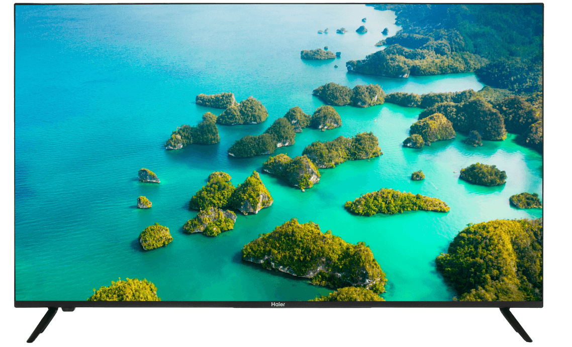 43" (109 см) Телевизор Haier 43 LED S2 черный, 4K UltraHD, 3840x2160, Wi-Fi, BT, 60 Гц, ОС Android TV, Direct LED, HDMI 4, USB 2, VESA:200 x 200