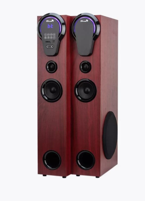 Колонка ELTRONIC 8" (30-36 HOME SOUND), красный, 100 Вт, Bluetooth, AUX, FM, USB, SD, HDMI, МДФ корпус, пульт ДУ, 1 БЕСПРОВОДНОЙ МИКРОФОН В ПОДАРОК!!!