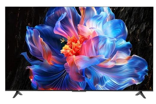 65" (165 см) Телевизор TCL 65P6K черный, 4K UltraHD, 3840x2160, Wi-Fi, BT, 60 Гц, Google TV, Direct LED, HDMI-3, USB-1,VESA: 200 x 200