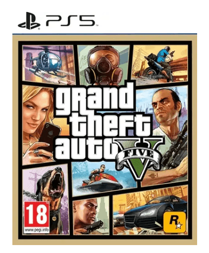 Игра для PS5 - GTA V (Русские субтитры)