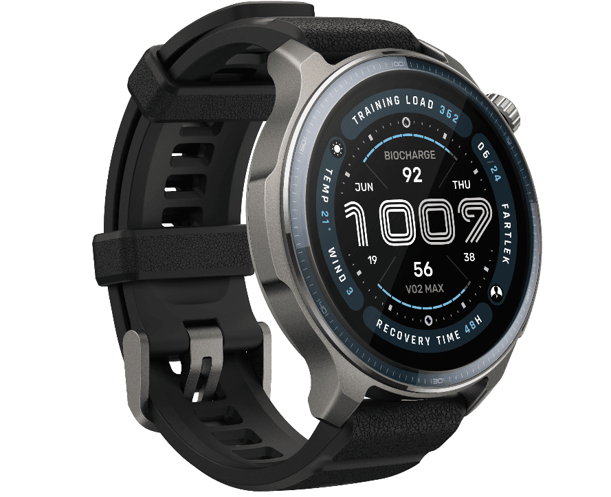Смарт-часы Amazfit Balance 2 + доп. ремешок, корпус-серебристый, ремешок-черный 1.5" AMOLED, 480x480, Bluetooth, Wi-Fi, Android 7.0 и выше, iOS 15 и выше, 658 мА*ч