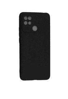 Чехол для Xiaomi Redmi 10С, чёрный матовый