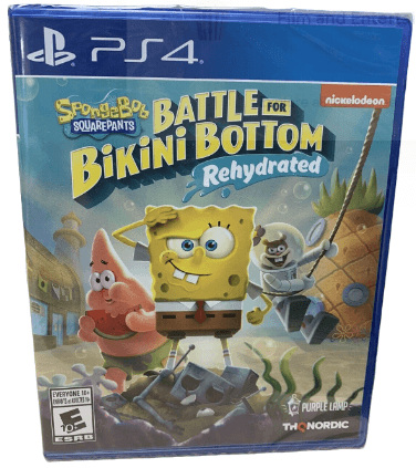 Игра для PS4 - SpongeBob SquarePants Battle For Bikini Bottom - Rehydrated, русские субтитры