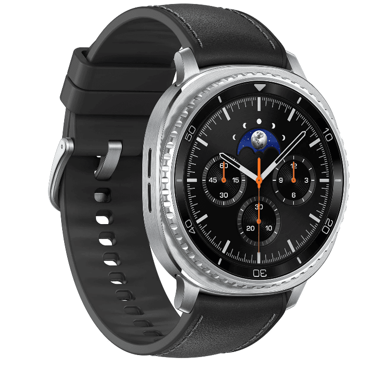 Смарт-часы Samsung Galaxy Watch8 Classic 46 mm Wi-Fi, черный, 1.34" Super AMOLED, 438x438, IP68, Bluetooth, NFC, A-GPS, BeiDou, Galileo, GPS, 445 мА*ч
