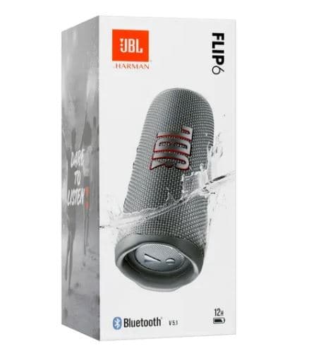 Портативная колонка JBL Flip 6, серый, 30 Вт
