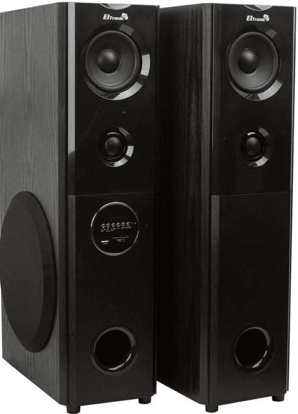 Колонки 2.0 Eltronic 20-82 Home Sound Black, 100Вт, Bluetooth, USB, SD, AUX