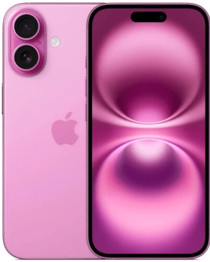 Смартфон Apple iPhone 16 8/128 ГБ розовый,  Apple A18 - 6x(3.78 ГГц), 1 SIM+E-SIM, 6.1", Super Retina XDR, 2556x1179, камера 48+12 Мп, NFC, 5G, GPS
