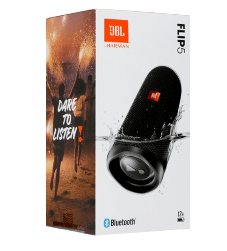 Портативная колонка JBL Flip 5, черный, 20 Вт, Bluetooth, 4800 мА*ч