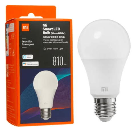 Умная лампа Mi Smart LED Bulb Wi-Fi, E27, 8Вт