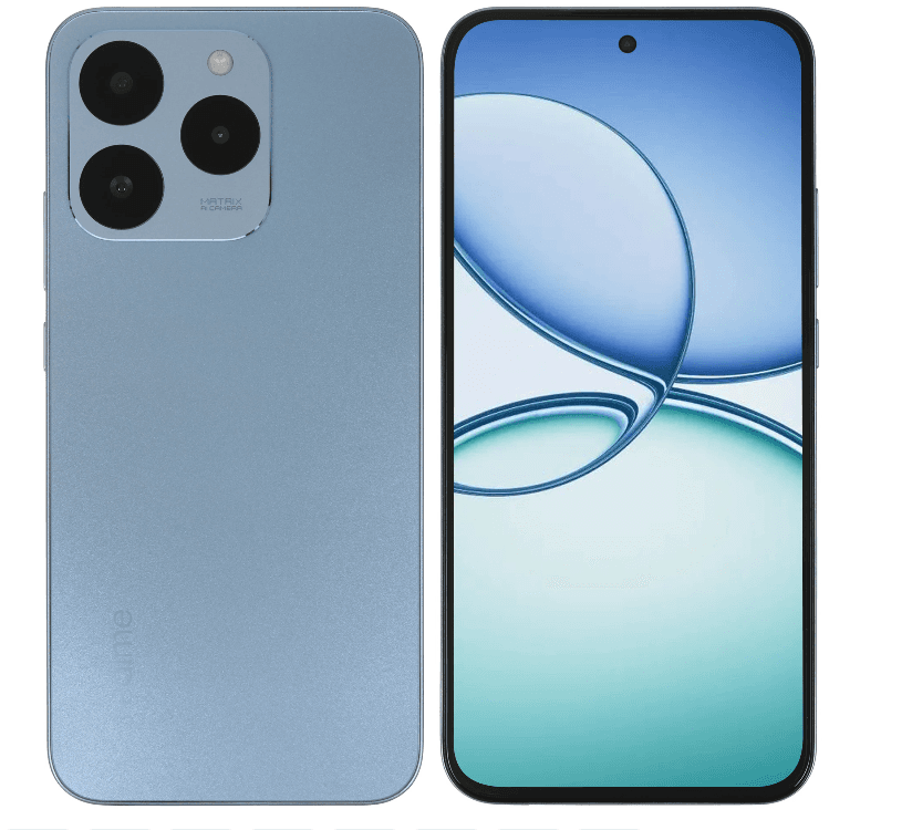 Смартфон realme 15T 8/128 ГБ голубой, MediaTek Dimensity 6400 Max - 8x(2.5 ГГц), 2 SIM, AMOLED, 6.57", 2372x1080, камера 50+2 Мп, NFC, 5G, 4G, GPS, 7000 мА*ч, 60 Вт