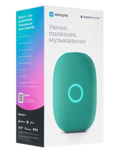 Умная колонка VK Капсула хвойный зеленый 30Вт