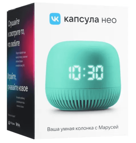Умная колонка VK Капсула Нео зеленый, 5 Вт