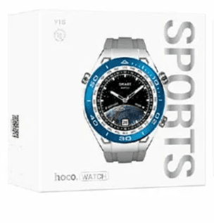 Смарт-часы HOCO Y16 серебристый, 1.39", IPS, 360x360, IP68, 260 мАч, Bluetooth 5.1