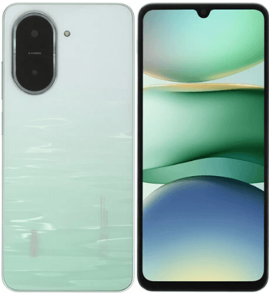 Смартфон Xiaomi Redmi A5 3/64 ГБ зеленый, Unisoc T7250 (T615) - 8x(1.8 ГГц), 2 SIM, IPS, 6.88", 1640x720, 120 Гц, камера 32+0.08 Мп, 4G, GPS, FM, 5200 мА*ч