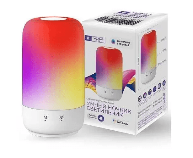 Умный светодиодный ночник KOJIMA RGB с Wi-Fi, Яндекс Алисой, Марусей, Google Home, SmartTable Light