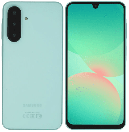 Смартфон Samsung Galaxy A26 6/128 ГБ зеленый, Exynos 1380 - 8x(2.4 ГГц), 2 SIM, Super AMOLED, 6.7", 2340x1080, 120 Гц, камера 50+8+2 Мп, NFC, 5G, GPS, 5000 мА*ч