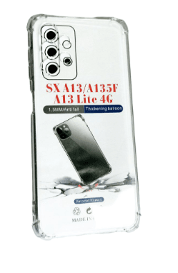 Чехол для Samsung Galaxy A13, прозрачный силикон