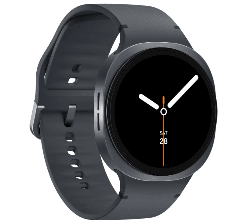 Смарт-часы Samsung Galaxy Watch8 44 mm Wi-Fi, черный, 1.47" Super AMOLED, 480x480, IP68, Bluetooth, NFC, A-GPS, BeiDou, Galileo, GPS, Android 12.0 и выше, 435 мА*ч