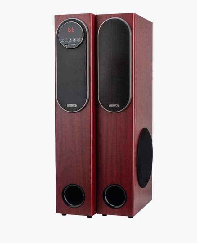 Колонка ELTRONIC 8" (30-33 HOME SOUND), красный, 200 Вт, Bluetooth, AUX, FM, USB, SD, HDMI, МДФ корпус, пульт ДУ, 1 БЕСПРОВОДНОЙ МИКРОФОН В ПОДАРОК!!!
