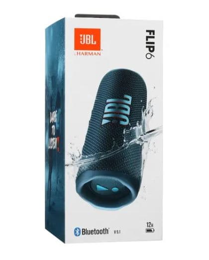 Портативная колонка JBL Flip 6, синий, 30 Вт
