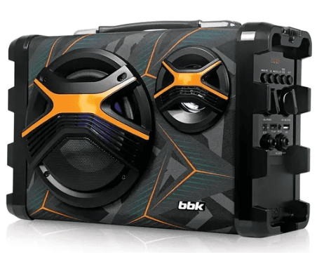 Портативная колонка BBK BTA607, черный, 35 Вт, Bluetooth, AUX, 1800 мА*ч, FM