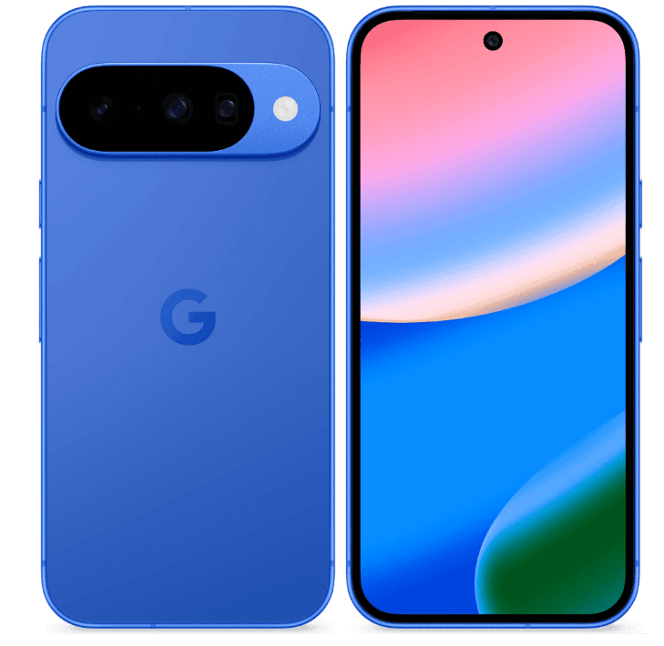 Смартфон Google Pixel 10 12/256 ГБ синий, Google Tensor G5, 8 x 3.1 ГГц, 6.3", 2424x1080, OLED, 120 Гц, 48+13+10.8 Мп, 4970 мА*ч
