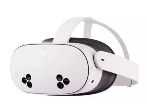 Система виртуальной реальности Oculus Meta Quest 3S, 3664х1832, 90 - 120 Гц, 96°, 90°, встроенная память 128 ГБ, контроллеры