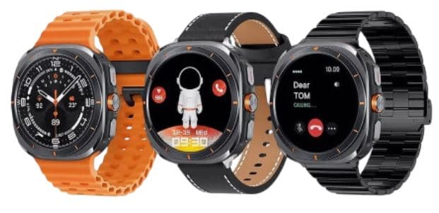 Смарт часы Haino Teko RW-59 ULTRA, черный, 1.5", 50mm, 466х466, AMOLED, 420 мА*ч, iOS, Android, IP67, 3 ремешка