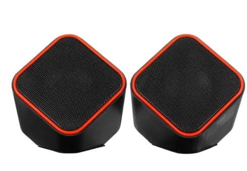 Колонки 2.0 SmartBuy SBA-2590 Cute, 6Вт, черно-красные
