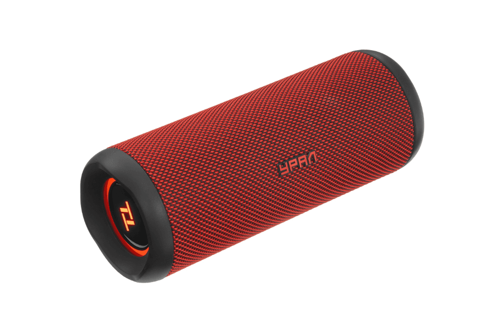Портативная колонка УРАЛ ТТ М-3+, красный, 25 Вт, 65 Гц - 20000 Гц, Bluetooth, AUX, USB Type-C, FM, 2000 мА*ч