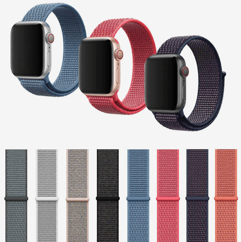 Ремешок для Apple Watch, нейлоновый ассорти 42/44/45mm