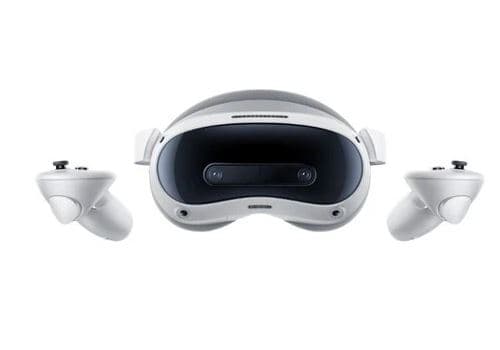 Система виртуальной реальности VR Pico 4 Ultra белый, 4320 х 2160, 90 Гц, 105°, встроенная память 256 ГБ, 12 Гб, контроллеры