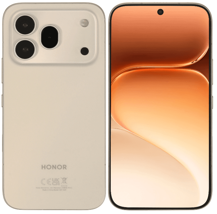 Смартфон HONOR 600 Pro 12/256 ГБ бежевый, Qualcomm Snapdragon 8 Elite, 8 x 4.32 ГГц, 6.57", 2728x1264, AMOLED, 120 Гц, 200+50+12 Мп, 7000 мА*ч, 80 Вт