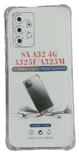 Чехол для Samsung Galaxy A32, прозрачный, силиконовый