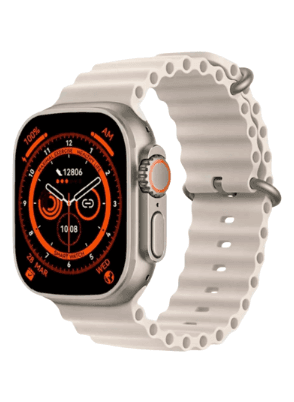 Смарт часы Smart Watch Н30 Ultra, 2.02", серебристый, набор 8 ремешков, наушники, стекло и кейс, IP54, 280мАч, Android, (iOS), 320х385, IPS,