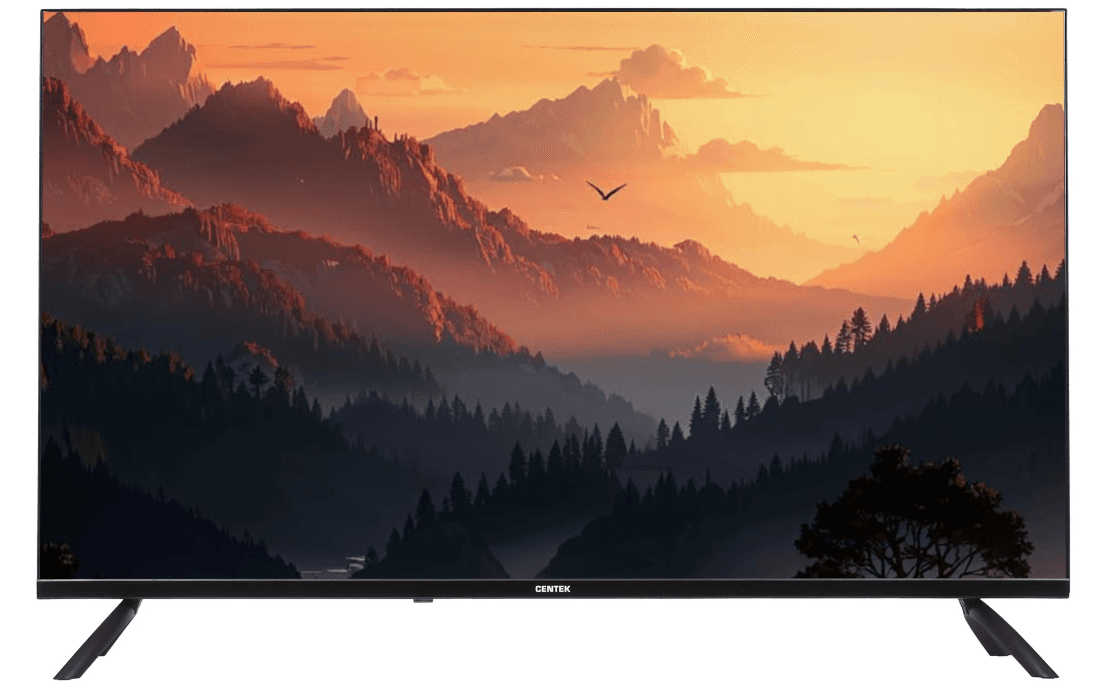 40" (102 см) Телевизор Centek CT-8840 черный, FullHD, 1920x1080, Direct LED, Wi-Fi, BT, 60 Гц, YaOS,  DVB-C, DVB-S, DVB-S2, DVB-T, DVB-T2, HDMIх3, USBх2, VESA 200 x 200