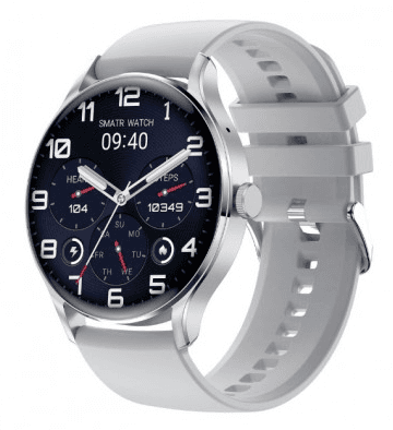 Смарт часы XO-J3, серебряные, 1,28', IPS, 240х240, Bluetooth, IP68, Android 4.4, iOS 9.0, 240 мАч, FitCloudPro