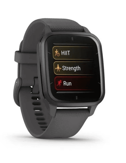 Смарт-часы Garmin Venu Sq 2, корпус-черный, ремешок-черный, 1.41" AMOLED, 360x320, ANT+, Bluetooth, NFC, Android, iOS, 264 ч
