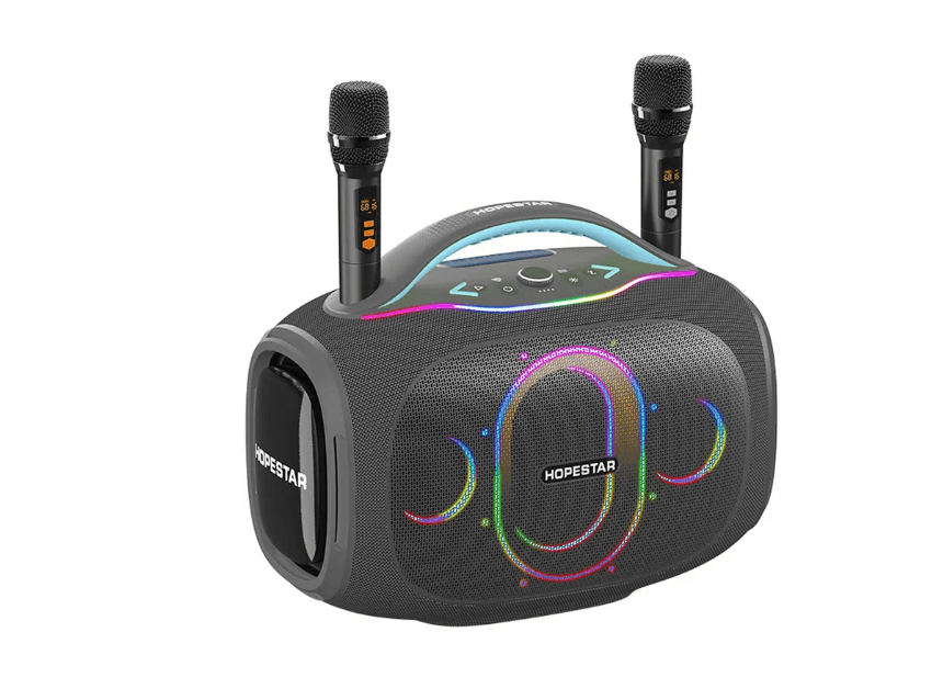 Портативная колонка Hopestar PARTYBOX ULTRA, 550 Вт, серый, беспроводной микрофон