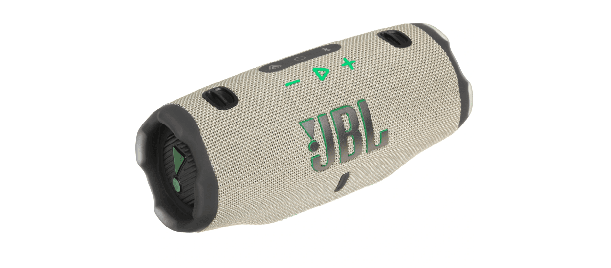 Портативная колонка JBL Charge 6, 40Вт, бежевый,
Bluetooth, 56 Гц - 20000 Гц, 4722 мА*ч, от аккумулятора